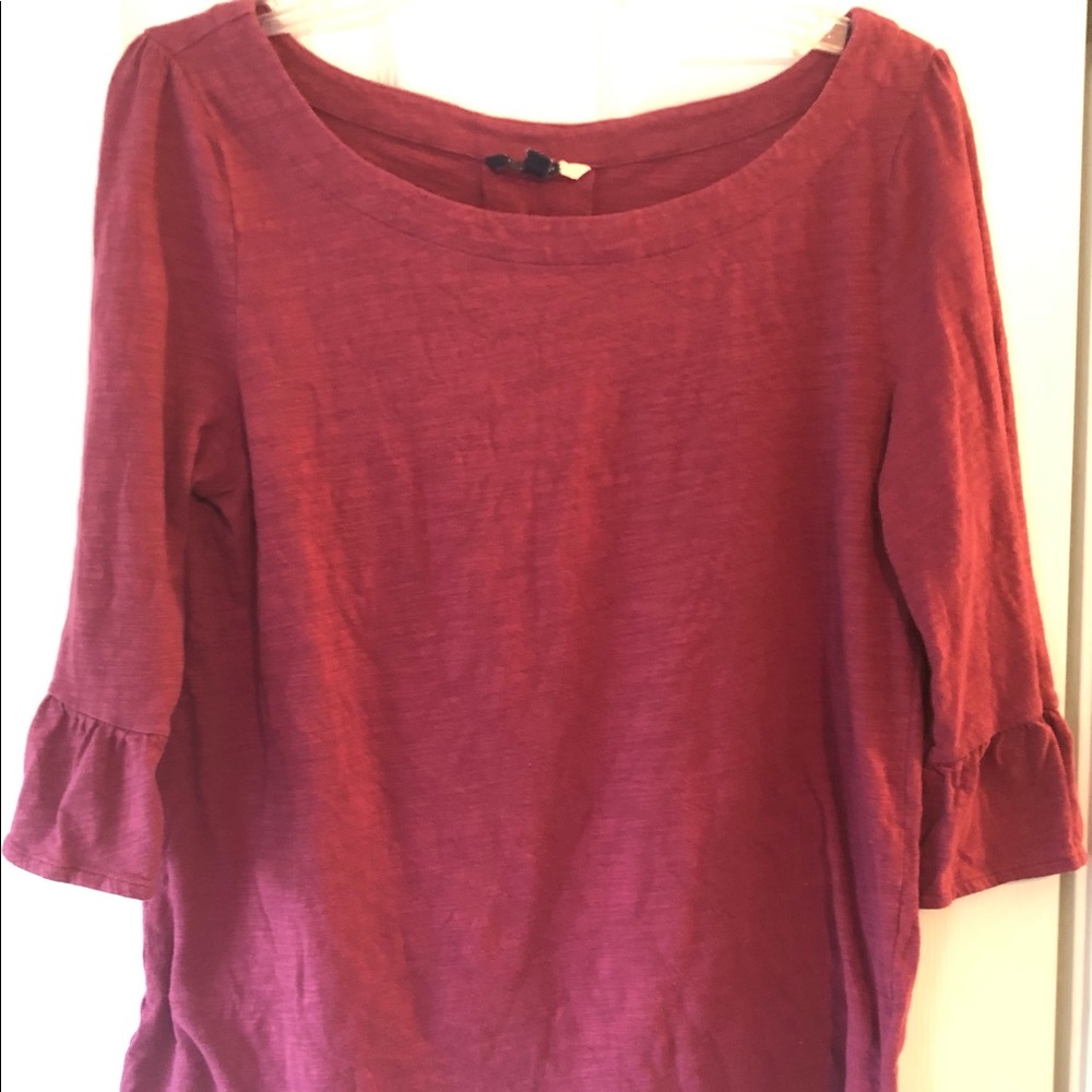 ModCloth Red Long Sleeve Shirt Size M